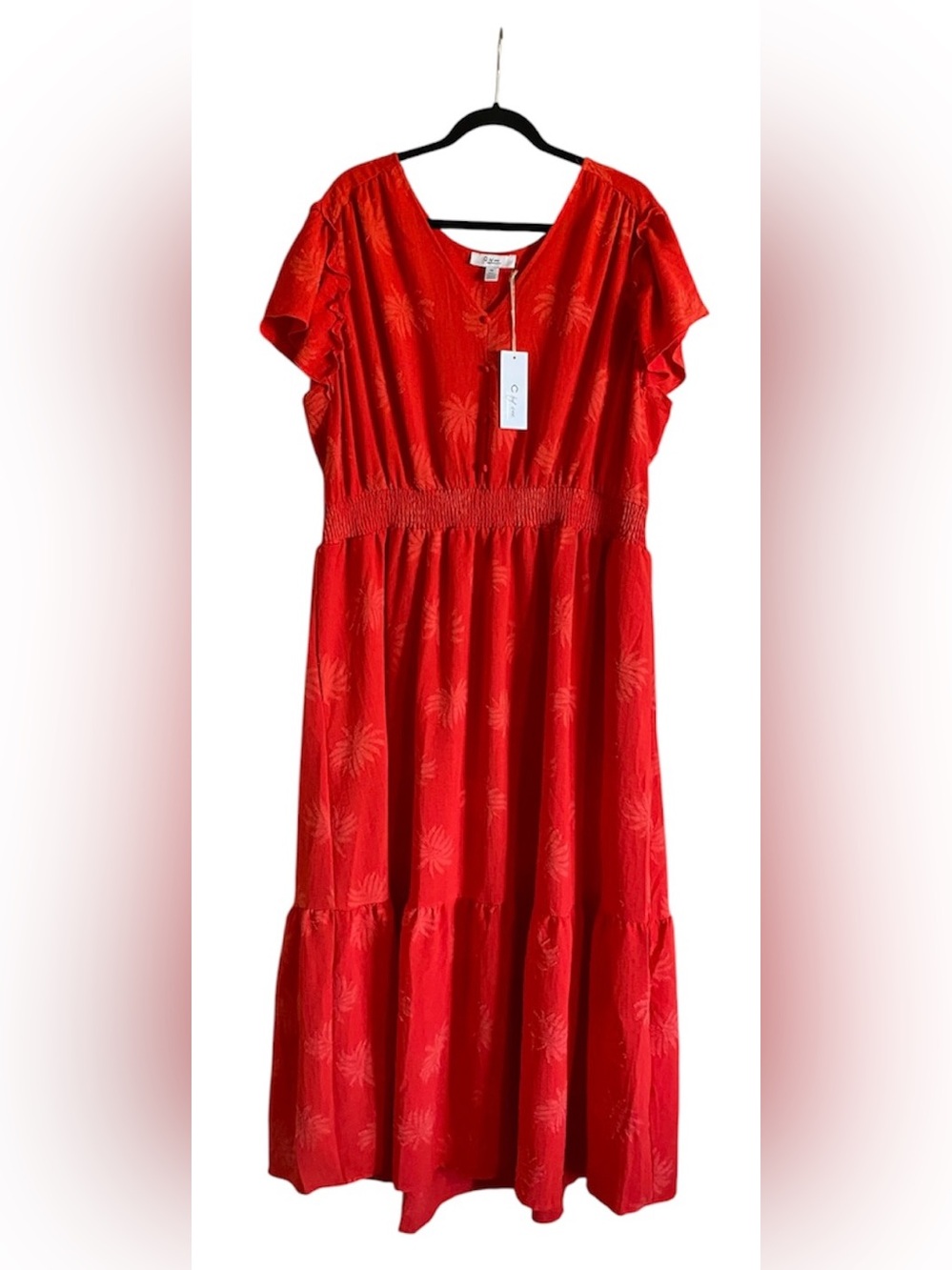 Women’s C By One Long Maxi Dress 3X NWT